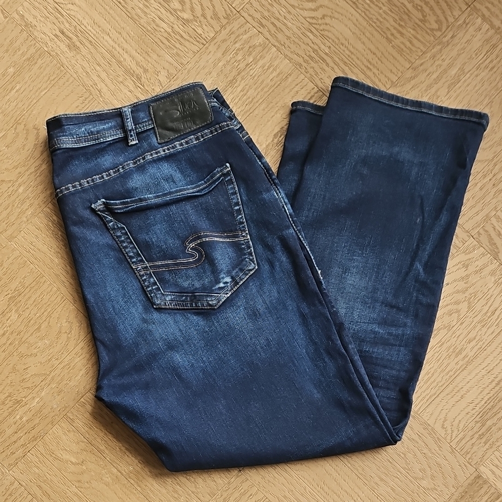 Silver Jeans Men's Indigo Straight Leg Denim